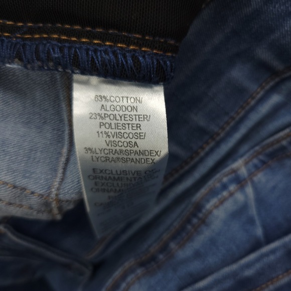 Democracy Ab‎ Solution Jeans Womens Size 10 Ankle Skimmer Denim Stretch Slimming - Picture 5 of 12